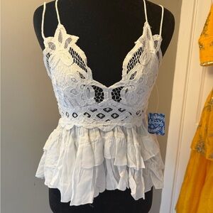 Free People ADELLA CAMI White